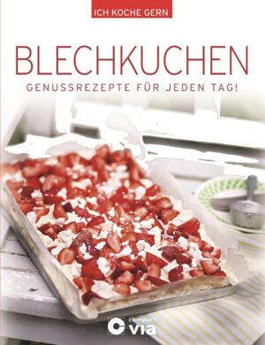 Blechkuchen sind bei jeder Gelegenheit ein Hit! Vom Backeinsteiger bis zum Profi, die abwechslungsreichen und köstlichen Kreationen bieten für jeden die passenden Ideen für lecker Gebackenes vom Blech. Von einfach bis ausgefallen und kreativ, von schokoladig und cremig über fruchtig und saftig bis hin zu herzhaft – da bleiben einfach keine Wünsche offen. Rund 90 Rezepte lassen Genießerherzen höherschlagen! Die Einleitung liefert Wissenswertes rund um das Thema. Zahlreiche Tipps zu Zutaten und Zubereitung, viele Variationsvorschläge sowie Nährwertangaben und Zubereitungszeiten zu jedem Rezept machen den Genuss perfekt.