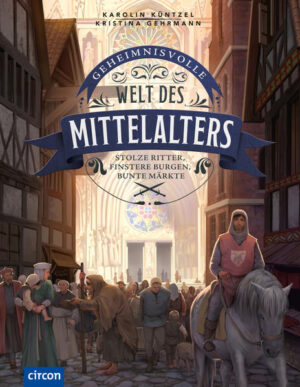 Entdecke die geheimnisvolle Welt des Mittelalters Das Kindersachbuch nimmt Kinder ab 8 Jahren mit in die spannende Welt des Mittelalters. Wie sah es damals in den Städten aus? Was passierte, wenn man zum Arzt musste? Wer wohnte alles auf einer Ritterburg? Atemberaubende Bildwelten und altersgerechte Erklärungen vermitteln den jungen Lesern eine faszinierende Zeit, die mitunter für Gänsehaut sorgt. Das Buch greift vielfältige Themenbereiche auf wie zum Beispiel das Leben in der Stadt, auf dem Land, in der Burg. Berühmte Vertreter ihrer Zeit werden vorgestellt und den Fragen des Alltags wird nachgegangen: Wie war es damals um die Hygiene bestellt? Gab es Tischmanieren? Was trugen die Menschen für Kleidung? Auch die schaurigen Seiten des Mittelalters werden nicht ausgespart wie Hexenverfolgung, Folter, Lepra und Pest. Stolze Ritter, finstere Burgen, bunte Märkte Erlebe die spannende Welt des Mittelalters! Ritter und Bauern, Kathedralen und Burgen, Reichtum und Elend das Mittelalter war voller Gegensätze. Wie sah eigentlich eine Ritterburg von innen aus? Was waren Lepra und Pest für Krankheiten? Mussten sich die Menschen damals auch täglich waschen? Das Mittelalter bestand aus mehr als nur Ritter und Burgen. Hier beleuchten wir, welche Rolle die Kirche mit ihren Klostern und Kathedralen im Leben der Menschen spielte, welche Stände die Menschen in der Gesellschaft einnahmen und wie eigentlich das Leben von Kindern zu dieser Zeit ausgesehen hat. Am Ende warten kreative Anregungen im Activity- Teil darauf, ausprobiert zu werden und junge Leser hautnah dabei sein zu lassen. Die Geheimnisse des Mittelalters auf einen Blick: Wissen auf dem neusten Stand: Karolin Küntzel liefert fundiertes, geprüftes Expertenwissen und verpackt den aktuellen Stand der Forschung in kindgerechte Sprache. Modernes Design: Das Layout der Circon Kinderbuch- Reihe „Geheimnisvoll“ transportiert Spannung und Spaß und sorgt mit seiner einzigartigen Bildwelt für den Wow- Effekt. Lebensechte Illustrationen: Illustratorin Kristina Gehrmann sorgt mit ihrem klassischen Stil und den historischen Themen für eine emotionale, monumentale Atmosphäre fast als wäre man dabei! Activity- Teil: Spannende Experimente und kreative Ideen zum Selbermachen runden „Geheimnisvolle Welt des Mittelalters“ ab. Probiere aus, wie damals Brot gebacken wurde, Stoffe gefärbt oder Taschen angefertigt. Das dunkle Zeitalter Unsere Sachbücher führen Ihr Kind mit Spannung und Spaß an das Thema Mittelalter heran und wecken die Neugier. Die Möglichkeit eigene Experimente durchzuführen animiert zum Mitdenken und sorgt für Freude am Lernen. Entdecken Sie mit Circon eines der spannendsten Zeitalter der Menschheit. Circon Kinderwissen „Geheimnisvolle Welt des Mittelalters“ ist wie alle Bücher aus dem Programm Kinderwissen ein ausgewähltes Sachbuch, das genau auf die Bedürfnisse von Kindern ab 8 Jahren zugeschnitten ist. Die Kombination aus kindgerechter Bilderwelt und spannenden Themen weckt die Neugier und vermittelt spielerisch Wissen. Schauen Sie rein!