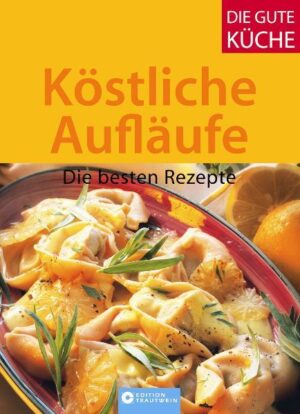 Dieses Buch bietet über 100 abwechslungsreiche Auflaufrezepte. Die besten Rezepte für Aufläufe mit Fleisch, Fisch und Gemüse sowie für süße Aufläufe. Mit Nährwert- und Kalorienangaben, nützlichen Tipps zu Inhaltsstoffen, Getränketipps und Variationsvorschlägen. Brillante Farbabbildungen machen Appetit und veranschaulichen die Rezepte.