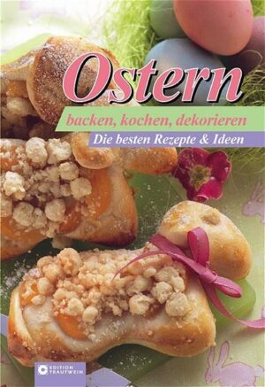 Dieses Buch bietet Bastel- und Gestaltungsideen für Ostereier, Osterkarten, Osternester, Ostergesteck und Dekoratives für den Tisch. Zusätzlich beinhaltet es abwechslungsreiche Rezepte für Figuren aus Hefeteig, österliches Kleingebäck, festliche Ostertorten und Kuchen. Vorschläge für ein österliches Festmahl runden den Rezeptteil ab. Zudem werden Osterbräuche aus aller Welt vorgestellt.