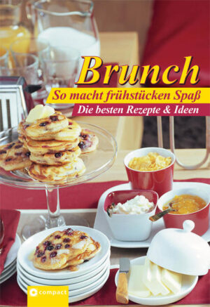 Der Titel „Brunch“ bietet über 100 Rezepte für das einfache, festliche oder raffinierte Brunchbuffet. Ob für Freunde, zu Ostern oder zu jeder anderen Gelegenheit – genießen Sie die bunte Kombination aus spätem Frühstück und leichtem Mittagessen. Die Rezeptauswahl reicht von klassischem Rührei mit Räucherlachs und French Toast über knackigen Spinatsalat mit Mandeln und Spargelquiche bis zu süßen Kirschmuffins und Vanillewaffeln. Der Einleitungsteil liefert viel Wissenswertes sowie Tipps zur Organisation, zum Einkauf und zum Dekorieren.