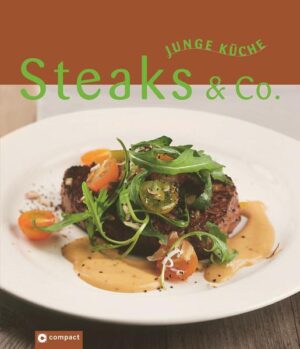 Steaks & Co. (Junge Küche) Kurz gebraten, paniert oder am Spieß. für Alltag, Feste oder Gäste - Steaks & Co. schmecken immer und liefern wichtige Energiestoffe sowie Vitamine. In diesem Buch aus der Reihe 'Junge Küche' finden Sie viele unkomplizierte, raffinierte und abwechslungsreiche Rezeptideen, ob vom Rind, Kalb, Schwein, Lamm, Geflügel oder Wild. Die Vielfalt an Fleischgerichten für unterschiedliche Anlässe und Geschmäcker reicht von Kurzgebratenem aus der Pfanne, köstlichen Braten aus dem Ofen über gegartes Fleisch bis zu Geschmortem und Frittiertem. Hier findet jeder Fleischliebhaber das passende Gericht! - deftige Steaks, saftige Koteletts, würzige Braten, raffinierte Schnitzel und zarte Filets - Gerichte aus Rind, Lamm, Schwein, Wild & Geflügel - rund 50 Rezepte mit Varianten und Anregungen - Tipps zu Zutaten und Beilagen - Nährwert- und Energieangeben zu jedem Rezept - ausführliches Register und viele Bilder