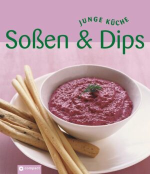 Soßen & Dips (Junge Küche) Eine aromatische Soße oder ein würziger Dip machen ein Gericht erst perfekt. Sie eignen sich auch wunderbar, um neue geschmackliche Akzente zu setzen. In diesem Buch aus der Reihe Junge Küche finden Sie eine große Bandbreite an verschiedenen Soßen und Dips. Die Vielfalt reicht von klassischen Nudel- und Fleischsoßen sowie cremigen Dips über Rezepte für fruchtige Relishes und Chutneys bis zu süßen Dessertsoßen. Hier findet jedes Gericht - ob herzhaft oder süß - seinen passenden Soßenpartner. - pfiffige und raffinierte Soßen und Dips für jeden Anlass - über 60 Rezepte, Variationen und Anregungen - von klassischen Soßen bis hin zu anregend exotischen Chutneys - Nährwert- und Energieangaben zu jedem Rezept - ausführliches Register und viele Bilder