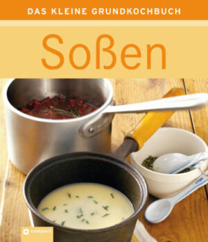 Der Titel bietet rund 40 Rezepte für einfache und klassische Soßen. Ob Klassiker wie Sauce hollandaise oder Béchamelsoße, Fleisch- oder Nudelsoßen, hier werden alle Varianten gezeigt und die Zubereitung erklärt. Zusätzliche Pannenhilfen, Step-by-step-Abbildungen sowie eine ausführliche Warenkunde und Informationen zu Einkauf, Lagerung und Verarbeitung ergänzen die Rezeptsammlung. Variationstipps lassen aus einfachen Gerichten schnell raffinierte Kombinationen entstehen – so finden auch Geübte neue Anregungen.