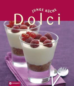 Dolci (Junge Küche) Süßer Genuss hat immer Saison, egal ob für Zwischendurch, zum Kaffee, als Nachspeise oder gar als Hauptgericht. Dieses Buch aus der Reihe 'Junge Küche' liefert einfache Rezepte mit großer Wirkung, denn die Raffinesse bei Süßspeisen ist Trumpf. Schnell und unkompliziert kann man hier aus einer Vielzahl an süßen Rezepten wählen: Pralinen, die auf der Zunge zergehen, exotische Fruchtcocktails, die zum Träumen einladen, zarte Cremes, die zum Schlemmen verführen, verführerische Schokoladendesserts oder aufregende Baisertörtchen… La Dolce Vita lässt grüßen! - traumhafte Süßspeisen und Desserts - über 50 Rezepte mit zahlreichen Anregungen und Variationen - verschiedene Kombinationsmöglichkeiten für außergewöhnliche Dolci - Nährwert- und Energieangaben zu jeder Süßspeise - ausführliches Register und viele Bilder