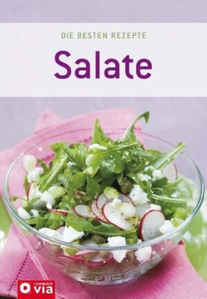 Über 100 abwechslungsreiche Rezepte für Salate mit Rohkost, Fleisch und Wurst, Fisch und Meeresfrüchten, Gemüse, Nudeln und Reis sowie für die passenden Soßen bietet der Titel „Salate" aus der Reihe „Die besten Rezepte". Die Auswahl der Salate reicht von bekannten Klassikern bis zu neuen und raffinierten Kreationen. Zahlreiche Informationen und Tipps zu den einzelnen Salatsorten sowie Gewürzen, Kräutern, Einkauf und Lagerung runden den Titel ab.