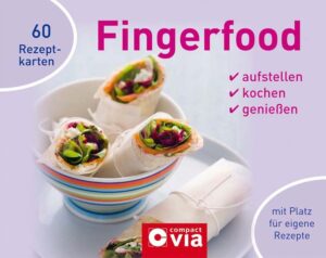 Das praktische Ringbuch mit 60 Rezeptkarten lässt sich einfach sowie platzsparend in jeder Küche hochformatig aufstellen und bietet zusätzlich Platz für eigene Kreationen