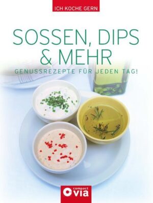 Die neue Kochbuchreihe bietet für alle Genießer köstliches und variantenreiche Rezeptideen für jeden Tag. Rund 100 Kreationen von einfach bis ausgefallen runden jedes Essen ab. Sie sind das Tüpfelchen auf dem i - von köstlichen Begleitern zu Salate, Nudeln und Gemüse über Feinstes zu fisch und Fleisch bis hin zu süßen Kreationen. Die besten Marinaden vervollständigen die Rezeptsammlung. Diese Ideen lassen jedes Gourmetherz höher schlagen. Die Einleitung liefert Wissenswertes rund um das Thema. Zahlreiche Tipps zu Zutaten und Zubereitung, viele Variationsvorschläge sowie Nährwertangaben zu jedem Rezept machen den Genuss perfekt.