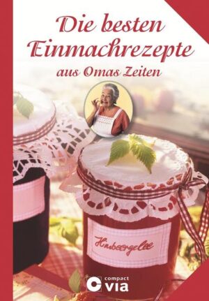 Ob Süßes, pikant Eingelegtes oder traumhafter Likör - mit den köstlichen Rezepten aus Omas Erfahrungsschatz kann man Obst und Gemüse auch neben der Saison genießen. Aus Erdbeere, Pflaume & Co. werden leckere Marmeladen, Gelees und Kompotte. Gurke, Zucchini und anderes Gemüse wird in Essig oder Ähnlichem eingelegt und so zu einer richtigen Delikatesse. Kompetenter Rat rund um Zutaten, Einmachverfahren sowie Omas spezielle Tipps garantieren gutes Gelingen. - Genießen wie in den guten alten Zeiten - Rezepte zum Einmachen, Einkochen, Einlegen sowie für Liköre und Ansatzschnäpse - altbewährtes Wissen und effektive Tipps - Rezeptbuch in nostalgischer Aufmachung mit liebevollen Illustrationen