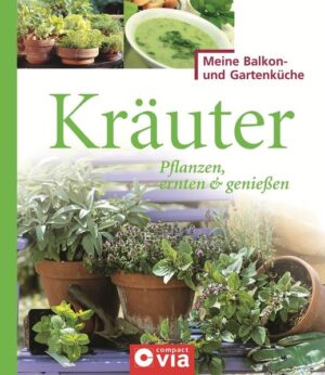 Der Band 'Kräuter' aus der Reihe 'Meine Balkon- und Gartenküche' für Selbstversorger zeigt Ihnen, wie Sie Kräuter im eigenen Garten, auf dem Balkon oder der Terrasse optimal anbauen und pflegen können. Zu den verschiedenen Kräutersorten gibt es ausführliche Infos zu Anbau, Zeitplan, Pflege und Ernte. Mit zahlreichen Rezepten für köstliche Kräutergerichte wie Pesto alla Genovese oder Kerbelsuppe können Sie die Ernte gleich weiterverarbeiten und genießen. - frische Kräuter selbst anbauen, ernten und genießen - Anbau, Aussaat, Anzucht, Pflege und Schädlingsbekämpfung - detaillierte Infos zu Ernte und Konservierung - Kräuterportraits von A - Z - zahlreiche Rezepte für Ihre Kräuter (Vorspeisen & kleine Gerichte, Suppen und Salate, Vegetarische Gerichte, Fleisch & Geflügel, Fisch & Meeresfrüchte, Soßen & Dips, Pesto & Kräuteröle)