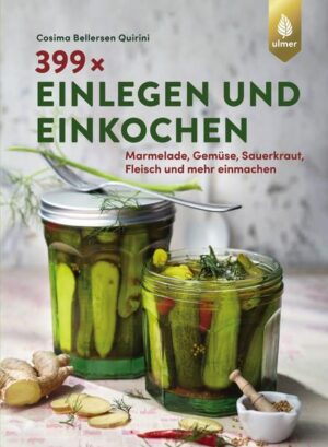 Marmelade selbst einkochen? Gemüse oder Fleisch einmachen? Selber Saft herstellen? Oder eigenen Likör ansetzen? Lebensmittel selber haltbar zu machen bringt Spaß und ergibt Sinn, denn so können Sie saisonale Köstlichkeiten länger genießen und ihnen einen besonderen Geschmack geben. Rund 400 einfache und raffinierte Rezepte und Varianten zeigen die ganze Bandbreite: Von den Klassikern wie Marmelade, Gelee, Chutney und saure Gurken bis hin zu innovativen Ideen wie Currywurst im Glas, Brot in der Dose und haltbarer Schokokuchen. Cosima Bellersen Quirini stellt jede Menge ungewöhnliche Kombinationen vor und gibt viele Anregungen sowie Tipps und Tricks, die Lust aufs Nachmachen wecken.