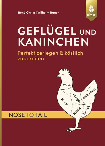 René Christ and small animals expert Wilhelm Bauer show you how chickens, turkeys, ducks, dove, geese and rabbits can be processed with no leftovers. The authors’ team gives you all the information you need on cutting up the meat perfectly. With detailed instructions and step-by-step photographs for more than 80 delicious recipes for roulades, filled roasts, cordon bleu, etc.