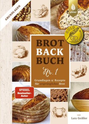 Ursprüngliches Brot mit bestem Aroma und unvergleichlicher Qualität selber backen? Lutz Geißler, Deutschlands erfolgreichster Brot-Blogger, verrät das Geheimnis seiner Kunst. Im Infoteil des Buches erfahren Sie alles über die traditionelle Brotbackkunst mit langer Teigführung und sehr wenig Hefe, außerdem ausführliches Hintergrundwissen zu Zutaten, Zubehör, Grundbegriffen, Techniken zum Kneten und Formen, Faustregeln und zur praktischen Umsetzung im Alltag. Körnerbrot, Roggenbrot, Baguette und Brötchen: Hier finden Sie über 40 Rezepte für jeden Anspruch, für Einsteiger, Fortgeschrittene und Könner, die sich inspirieren lassen möchten.