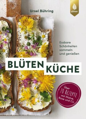 Egal ob als Hingucker auf dem Salat oder als bezaubernde Tortendekoration: Essbare Blüten verwandeln nicht nur optisch jedes Gericht in ein Fest der Farben - sie sind auch geschmacklich echte Highlights! Dieses Buch nimmt Sie mit auf einen kulinarischen Streifzug durch die essbare Blütenwelt. Erfahren Sie in kurzen Porträts alles über die Blütenpflanzen, ihre gesunden Inhaltsstoffe und den richtigen Erntezeitpunkt, bevor Sie die ganze Blütenvielfalt auf den Teller bringen. In über 70 sagenhaft leckeren Rezepten zeigt Ursel Bühring, was für besondere Aromen in den essbaren Schönheiten stecken: vom Löwenzahn-Pesto über Malven-Dreierlei bis zum Lavendel-Sorbet. Ein Genuss für alle Sinne!