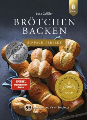 Locker, fluffig und aromatisch - so müssen Brötchen sein. Im seinem neuesten Backbuch beschreibt Brotenthusiast und SPIEGEL-Bestseller-Autor Lutz Geißler einfache Grundteige mit langer Teigführung für gelingsichere Wecken, Semmeln, Schrippen ... Der fundierte Grundlagenteil lässt keine Fragen offen. Laugenbrötchen, Panini, Dresdner Schuster, Franzbrötchen oder Brioche? Ob regional, traditionell, modern interpretiert, süß oder herzhaft: In rund 100 Rezepturen finden alle Hobbybäcker und Profis ihr Lieblingsbrötchen - Schritt für Schritt erklärt und mit praktischen Stepfotos. "Brötchen backen - einfach perfekt" wurde 2022 von der GAD mit der Silbermedaille ausgezeichnet und gewann 2021 den Deutschen Kochbuchpreis in der Kategorie "Brot". Beim Swiss Gourmetbook Award 2022 erhielt es die Silbermedaille.