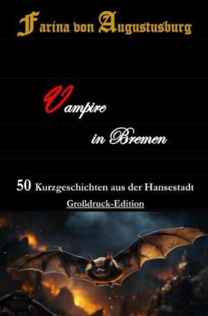 Wenn man fragt, wo Aleria die Vampirin zu finden ist, wo sie wohnt, wo ihr Nachtclub sich befindet oder ob sie und die anderen Vampire hier in Bremen irgendwo zu sichten sind, dann zucken die meisten mit ihren Schultern. Hier in Bremen Vampire? Nein wir haben keine Schattenwesen! Öffne dies Buch und lass dich eines besseren belehren, in 50 Kurzgeschichten aus der Hansestadt