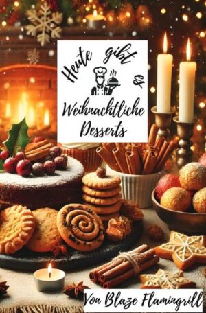 Dieses Buch ist eine Einladung zu einer festlichen Entdeckungsreise durch die Welt der weihnachtlichen Desserts. "Heute gibt es - Weihnachtliche Desserts" aus der beliebten Buchreihe "Heute gibt es" vom erfahrenen Autor und Hobbykoch Blaze Flamingrill vereint 30 köstliche Rezepte, die die Sinne verzaubern und für besinnliche Momente in der Adventszeit sorgen. Weihnachtliche Desserts sind mehr als nur süße Leckereien - sie sind eine Tradition, die Generationen verbindet. Die Rezepte in diesem Buch sind inspiriert von klassischen und modernen Aromen, die perfekt zur festlichen Stimmung passen. Jedes Dessert hat seine eigene Geschichte und stellt eine gelungene Verbindung von Tradition und Kreativität dar. Die Vielfalt reicht von traditionellen Lebkuchen über verführerische Schokoladendesserts bis hin zu leichten, fruchtigen Kreationen. Hier findet jeder das passende Rezept, um die Feiertage kulinarisch zu bereichern. Zudem enthält das Buch praktische Tipps und Tricks, die Ihnen helfen, die Desserts einfach und gelungen zuzubereiten. Egal, ob für die Weihnachtsfeier, das festliche Dinner oder als süßes Geschenk - mit diesen Rezepten zaubern Sie ein Lächeln auf die Gesichter Ihrer Liebsten. Von der Vorbereitung bis zur Präsentation finden Sie in diesem Buch alles, was Sie brauchen, um Ihre Desserts unvergesslich zu machen. Lassen Sie sich inspirieren und bringen Sie weihnachtliche Freude auf den Tisch!