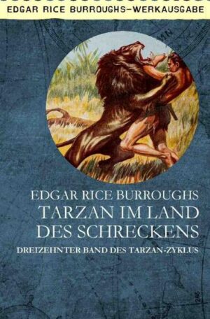 Tarzan findet bei dem Skelett eines weißen Mannes einen rätselhaften Brief, in dem von einem geheimnisvollen, schrecklichen Land die Rede ist, in das dieser Mann und seine kleine Tochter verschleppt worden sind. Tarzan macht sich auf die Suche, aber er wird immer wieder gewarnt: Unheimliche Wesen jagen den Fremden maßlosen Schrecken ein! Gibt es Gespenster, Wesen ohne Fleisch und Blut, die doch Macht über die Menschen haben und die Gewalt auf grausame Weise spüren lassen? Wer ist Mafka, den alle fürchten? Warum fliehen auch die Eingeborenen aus diesem verrufenen Land, aus dem Land des Schreckens? Tarzans Stärke und seine Intelligenz sind die kleine aber starke Streitmacht gegen einen unbekannten Gegner, gegen die Geheimnisse im Lande des Schreckens... Der Roman TARZAN IM LAND DES SCHRECKENS erschien erst-mals von September bis Oktober 1936 im ARGOSY-Magazin. Eine erste Buchveröffentlichung folgte im Jahr 1939. Der Apex-Verlag veröffentlicht TARZAN IM LAND DES SCHRECKENS in der deutschen Übersetzung von Helmut H. Lundberg und Christian Dörge.