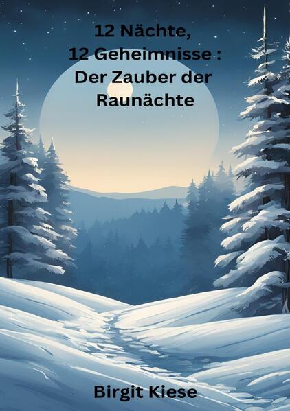 Die Raunächte – eine Zeit zwischen den Jahren, durchwoben von Mystik, Magie und innerer Einkehr. In diesem Buch "12 Nächte, 12 Geheimnisse: Der Zauber der Raunächte" nimmt die Autorin Birgit Kiese die Leserinnen und Leser mit auf eine faszinierende Reise durch diese besonderen zwölf Nächte. Mit einfühlsamer Sprache und tiefem Wissen beleuchtet sie die Wurzeln dieser alten Tradition und zeigt, wie man die Raunächte bewusst erleben und für sich nutzen kann. Dieses Buch ist weit mehr als ein Leitfaden – es ist ein Begleiter, der inspiriert, zum Nachdenken anregt und die Magie dieser Zeit lebendig werden lässt. Neben ausführlichen Erklärungen zu Ritualen, Traumdeutung und der Verbindung zu den Ahnen bietet es Raum für persönliche Reflexion und praktische Übungen, die das eigene Leben bereichern können. Die Autorin Birgit Kiese, bekannt für ihre einfühlsame und tiefgründige Erzählweise, schafft es, die uralte Weisheit der Raunächte in die moderne Zeit zu übertragen. Mit viel Herz und Hingabe zeigt sie, wie diese magischen Nächte helfen können, den Alltag mit mehr Achtsamkeit, Hoffnung und Intention zu füllen. Egal, ob du die Raunächte zum ersten Mal bewusst erlebst oder schon vertraut mit ihnen bist – dieses Buch wird dich inspirieren, die Magie dieser Zeit auf neue Weise zu entdecken und sie als Quelle der Kraft in dein Leben mitzunehmen. Ein Buch für alle, die sich nach Tiefe, Stille und einem Funken Magie sehnen.