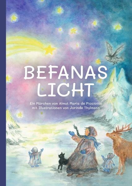 Die freundliche Hexe Befana verpasst den Weihnachtsstern, da sie zu beschäftigt ist, mit Hilfe freundlicher Elfen und Wichtel, Heilmittel für die Menschen im Dorf zu kochen. Trotzdem macht sie sich auf den Weg und wandert durch den Winterwald, immer auf der Suche nach dem Lichtkind. Auf ihrem Weg macht sie Rast bei einer armen Familie, der sie ein wunderschönes Mittwinterfest zaubert.