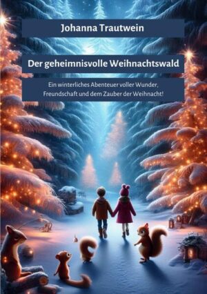 „Der geheimnisvolle Weihnachtswald“ Entdecke die Magie des Weihnachtswaldes! Begleite die 10-jährige Emma, ihren besten Freund Ben und das schlaue Eichhörnchen Nussini auf einem unvergesslichen Abenteuer in den geheimnisvollen Weihnachtswald. Nur im Dezember öffnet sich dieser magische Ort für jene, die den wahren Weihnachtsgeist in sich tragen. Auf ihrer Reise begegnen die Freunde sprechenden Tieren, erleben singende Bäche und entdecken einen geheimen Weihnachtsbaum, der Wünsche erfüllen kann. Doch um den zauberhaften Weihnachtszauber zu retten und das Dorf in ein strahlendes Winterwunderland zu verwandeln, müssen sie Herausforderungen meistern und die Bedeutung von Freundschaft und Zusammenhalt lernen. „Der geheimnisvolle Weihnachtswald“ ist eine herzerwärmende Geschichte über den Glauben an die Magie von Weihnachten und die Kraft des Miteinanders perfekt für die ganze Familie!