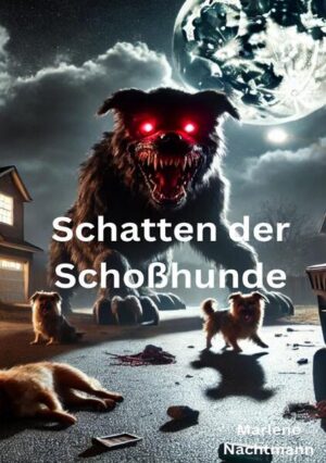 In Marlene Nachtmanns packendem Horrorroman Schatten der Schoßhunde wird die Idylle eines kleinen Vororts zur tödlichen Falle, als unscheinbare Schoßhunde wie Chihuahuas, Shih Tzus und Yorkshire Terrier plötzlich ihre wahre, schreckliche Natur enthüllen. Nachts verwandeln sich die scheinbar harmlosen Haustiere in monströse Bestien – riesig, aggressiv und intelligent. Sie beginnen, ihre Besitzer und alle, die ihnen zu nahe kommen, brutal zu töten.