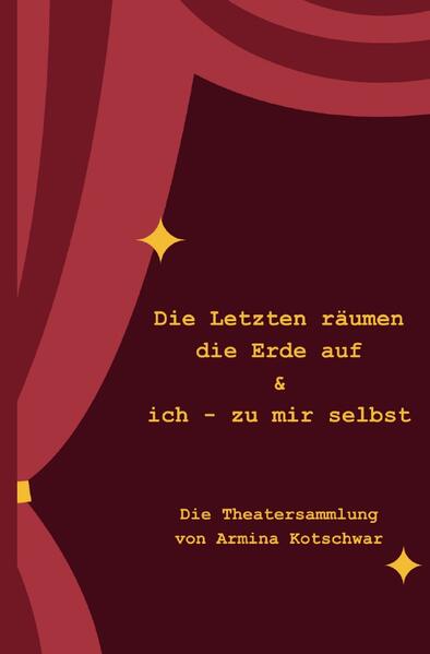 Beinhaltet die zwei Stücke: Die Letzten räumen die Erde auf Will steckt voller Sehnsucht und möchte ihrem Leben auf der Müllhalde einen neuen Anstrich verpassen. ich zu mir selbst (Theaterdebüt) Elle achtet sich selbst nicht. Doch ihre inneren Stimmen wollen gehört werden. Die Letzten räumen die Erde auf Will liebt das Sammeln von Schätzen im Müll. Sie sucht in allem etwas “Mehrwert”, Shelby sammelt und bastelt mit Einzelteilen und versucht, das Team hochwertig zu halten, Lous arbeitet vor sich hin und belehrt die Haltung seiner Kameraden. Das Trio arbeitet im Team auf einer der Müllhalden und versucht Ordnung zu schaffen. Will reicht das aber nicht und erst als sie auf Evan trifft, wird ihre Sehnsucht klar. Evan ganz in weiß gekleidet und clean erzählt von dem Raumschiff und seiner Aufgabe zu analysieren, ob die Erde wieder bewohnbar sei. Auch als Hörspiel auf Youtube @DreamLeafs Die Letzten räumen die Erde auf (ca. 1h). ich zu mir selbst Elle achtet sich selbst nicht. Doch ihre inneren Stimmen wollen gehört werden.