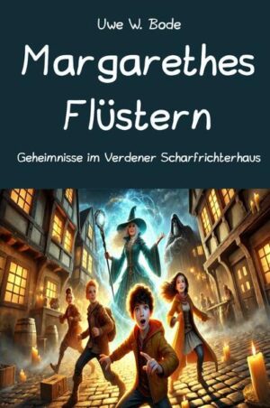 Hast du jemals ein Flüstern gehört, das nur für dich bestimmt war? Emma, Ben, Lina und Noah entdecken bei einer Stadtführung in Verden mehr als nur Geschichte – sie stoßen auf ein Geheimnis, das sie durch Zeit und Raum führt. Als die Freunde nachts heimlich das Scharfrichterhaus erkunden, stoßen sie auf den Geist von Margarethe, einem Mädchen, das vor Jahrhunderten zu Unrecht als Hexe verurteilt wurde. Mit jedem Schritt tauchen sie tiefer in die dunkle Vergangenheit ein, in der Intrigen, Angst und Unrecht herrschten. Doch die Suche nach der Wahrheit ist gefährlicher, als sie sich je hätten träumen lassen. Zwischen geisterhaften Begegnungen, knarrenden Türen und der bedrohlichen Präsenz des Scharfrichters müssen die Freunde nicht nur Margarethes Ruf retten sondern auch sich selbst. Wird es ihnen gelingen, Margarethes Unschuld zu beweisen und in ihre eigene Zeit zurückzukehren? Ein Abenteuer voller Mut, Freundschaft und der Kraft der Wahrheit erwartet dich. Traust du dich, das Flüstern der Vergangenheit zu hören?