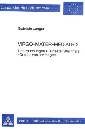 Nach einem unter Germanisten gängigen Vorurteil beschränkt sich die religiöse Dichtung des Mittelalters theologisch weithin auf Reproduktion des anerkannten kirchlichen Dogmas. Die vorliegende Untersuchung zeigt jedoch, dass Priester Wernher in seinen «Driu liet von der maget» nicht nur zu dogmatischen Streitfragen seiner Zeit Stellung nimmt, sondern dass sich hinter der Symbolsprache des Dichters auch Aussagen verbergen, die dem damaligen Stand der theologiegeschichtlichen Entwicklung weit vorauseilen.