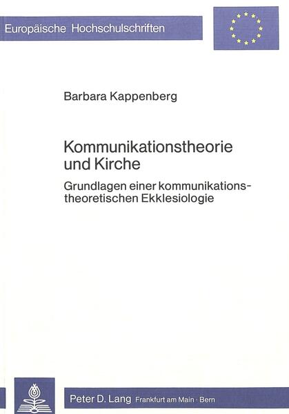 Ausgehend von der Hypothese, dass Kommunikationsprozesse-konstitutiv für jedes menschliche Zusammenleben-die Grundlage des Selbstvoll- zuges der Kirche sind, dass Kirche als Kommunikationsphänomen erklärt werden kann und die in ihr handelnden Individuen eine Kommunikations- gemeinschaft von Kommunikationsgemeinschaften bilden, werden Befunde der Kommunikationsforschung erhoben, wird eine umfassende Kommunikationstheorie erstellt, die das Verhältnis von Kommunikation, Gesellschaft und Institution, sowie die Ursachen gestörter, aber auch Basisnormen gelingender Kommunikation erfasst, wird diese Theorie auf das komplexe Feld Kirche unter Berücksichtigung der Zusammenhänge von Kommunikation, Institution (Kirche) und Gesellschaft übertragen und dessen Analyse unter kommunikationstheoretischem Gesichtspunkt versucht.