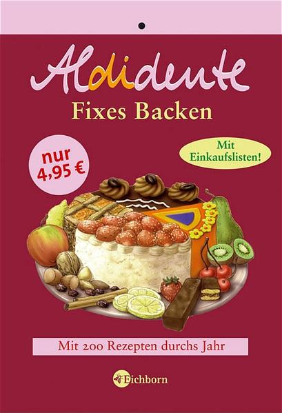 Tag für Tag eine andere süße Versuchung Praktischer geht's nicht: Morgens das Blatt mit dem Rezept abreißen, das einen gerade am meisten anlacht. Einstecken fürs Einkaufen (Rückseite = Einkaufsliste). Und abends: Eins, zwei, fix etwas Leckeres backen.