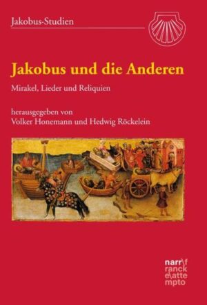 Der Band befasst sich mit Mirakelerzählungen und Liedern über den Heiligen Jakobus den Älteren, mit der Konkurrenz um das Haupt des Heiligen zwischen Santiago de Compostela und Jerusalem, mit Reliquien des Heiligen in den großen Heiltumssammlungen spätmittelalterlicher geistlicher und weltlicher Fürsten sowie deren Verbleib nach der Reformation. Darüber hinaus werden allgemeine Prinzipien des Heiligen- und Reliquienkultes erläutert: die Verbindung von Heiligengrab und Altar sowie die Liturgie für den Märtyrerkult und die Darstellung von Translationsritualen auf Reliquiaren.