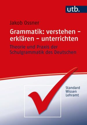 Grammatik: verstehen - erklären - unterrichten | Bundesamt für magische Wesen