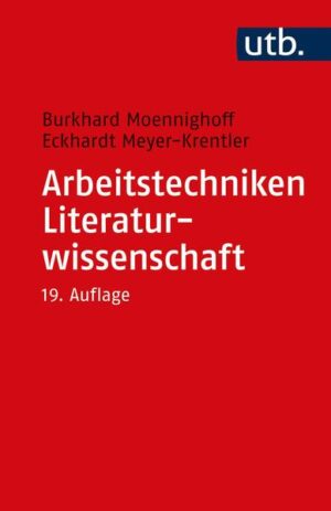 Arbeitstechniken Literaturwissenschaft | Bundesamt für magische Wesen