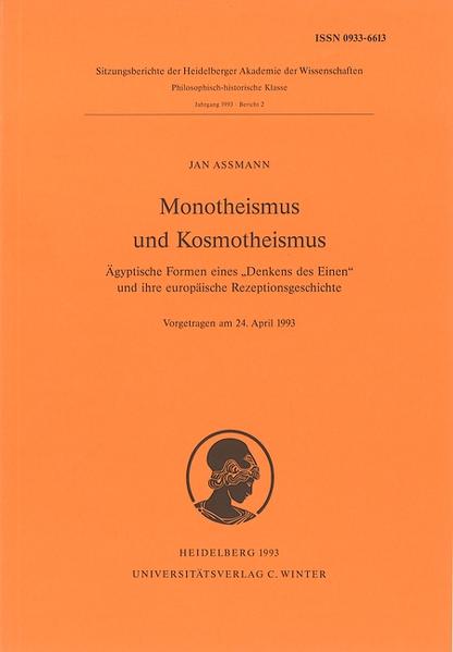 Heute wird die altägyptische Religion als Polytheismus eingestuft, mit vollem Recht natürlich, wenn man an die Fülle der Göttergestalten denkt, die uns hier entgegentritt. Zu fragen ist allerdings, was mit einer solchen Bezeichnung eigentlich gesagt ist. Sie erhält ihren Sinn nur in der Gegenüberstellung mit dem Monotheismus, dem Typus einer Religion also, die nur einem einzigen Gott gilt und die daher programmatisch auf der Einheit und Einzigkeit Gottes besteht. Zwar ist ‚Monotheismus‘ kein antiker Begriff, sondern wird erst im 17. Jh. geprägt, aber er kann doch zumindest von da an als Selbstdefinition der unter diesem Begriff zusammengefaßten Religionen gelten. Kein Polytheismus definiert sich jedoch über Ablehnung von Einheit und Affirmation von Vielheit. So etwas gibt es nur im metaphorischen Gebrauch des Begriffs. Das trifft aber auf die altägyptische Religion nicht zu, und vermutlich verhält es sich bei anderen Polytheismen ganz ähnlich. Die Vielheit ist hier kein Thema, so wie in monotheistischen Religionen die Einheit und Einzigkeit ein Thema ist. Ganz im Gegenteil: in altägyptischen Texten stoßen wir vielmehr immer wieder auf eine emphatische Thematisierung von Einheit. Der Gedanke der Einheit, das „Denken des Einen“, um Beierwaltes’ treffende Formel aufzugreifen, spielt in den religiösen Texten der alten Ägypter eine zentrale und ständig wachsende Rolle.