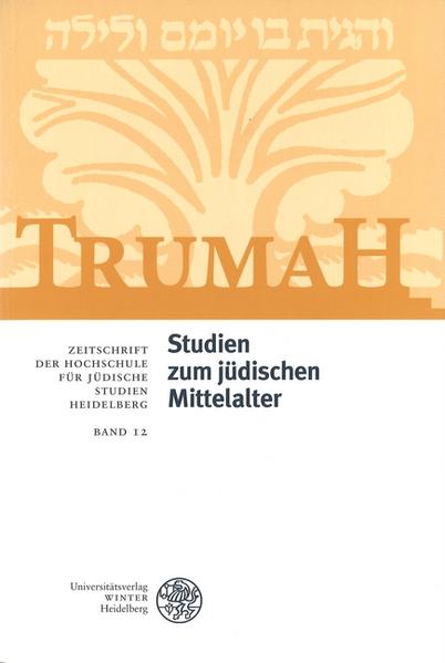 Das Leben und Schaffen der Juden im Mittelalter hat das Judentum jahrhundertelang bis in die Neuzeit geprägt. Die Beiträge in Trumah 12, die sich u. a. mit Traumdeutung, Beerdigungsgebeten, der Wahrnehmung des Exils sowie der Philosophie des Maimonides und deren Wirkung auf jüdische und christliche Kreise befassen, sollen uns die Bedeutung der mittelalterlichen jüdischen Lebenswelt ins Bewusstsein rufen.