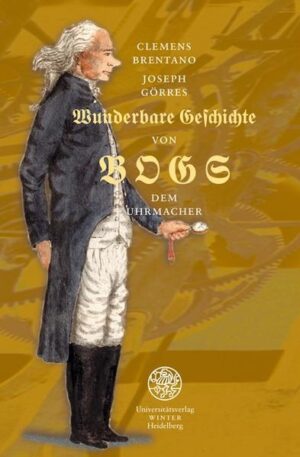 Vor über 200 Jahren erschien - anonym - bei Mohr & Zimmer in Heidelberg die burleske Satire ‚Entweder wunderbare Geschichte von BOGS‘. Die Verfasser, Clemens Brentano und Joseph Görres, zählen zusammen mit dem (an diesem Werk nicht beteiligten) Achim von Arnim zu den Hauptprotagonisten der Heidelberger Romantik. Der ‚Uhrmacher BOGS‘ nimmt innerhalb der literarischen Werke der drei Freunde eine Sonderstellung ein. Er ist das einzige Gemeinschaftswerk von Brentano und Görres und zugleich die erste aus dem Kreise der Heidelberger Romantik hervorgegangene Satire überhaupt.