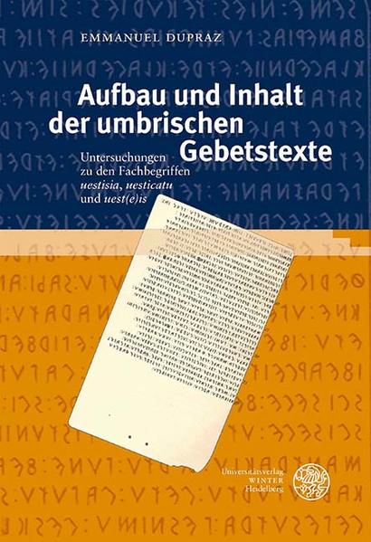 Aufbau und Inhalt der umbrischen Gebetstexte | Bundesamt für magische Wesen