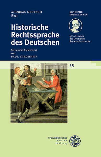 Schriftenreihe des Deutschen Rechtswörterbuchs: Historische Rechtssprache des Deutschen | Bundesamt für magische Wesen