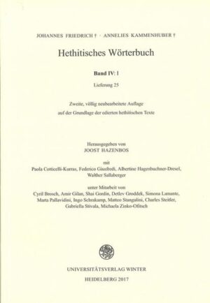 Hethitisches Wörterbuch: Band VI: I | Bundesamt für magische Wesen