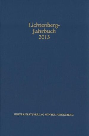 Lichtenberg-Jahrbuch 2013 | Bundesamt für magische Wesen