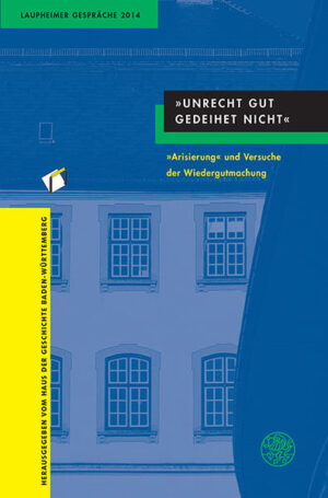 Seit den siebziger Jahren begann in Deutschland allmählich die kritische Auseinandersetzung mit der Entrechtung, Enteignung, Vertreibung und schließlich Ermordung der jüdischen Nachbarn. Allerdings blieb ein Bereich der Entrechtung lange Zeit wenig beachtet, nämlich die sogenannte Arisierung: die letztlich weitgehend entschädigungslose Enteignung der jüdischen Deutschen in den dreißiger Jahren, durch den Staat, die Kommunen, Konkurrenten, Kirchen oder Nachbarn. Das Dritte Reich war nicht nur wegen der vielen Mitmacher so schrecklich erfolgreich, sondern auch vor allem wegen der vielen Menschen, die es nicht lassen konnten, die verbrecherischen Angebote der NS-Politik zu nutzen. Dafür ist die ,Arisierung” ein zentrales Beispiel und der teilweise deprimierende Umgang mit der Entschädigung der Opfer nach 1945 kein Ruhmesblatt für die Bundesrepublik. Wie schwer wir uns damit bis heute tun, zeigen die Debatten um die Raubkunst, auch im Zusammenhang mit der Sammlung Gurlitt.