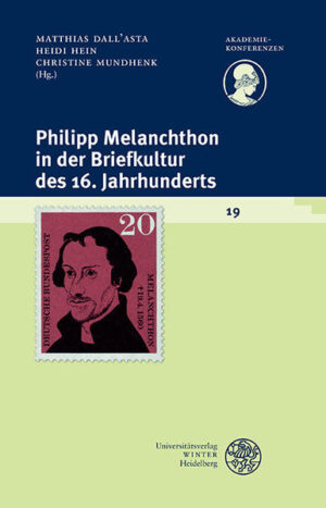 In Briefen werden meistens Dinge von größter Bedeutung verhandelt', schrieb der 17-jährige Philipp Melanchthon, und er blieb zeitlebens ein leidenschaftlicher Briefschreiber. Die fast 10.000 erhaltenen Stücke seiner Korrespondenz tragen nicht nur wesentliche Daten und Aspekte zur Biographie des Humanisten und-neben Luther-wirkungsmächtigsten Reformators bei, sondern fügen sich zu einem über Jahrzehnte europaweit geknüpften Kommunikationsnetz, durch das die Geschicke des Kontinents gespiegelt und sogar maßgeblich bestimmt wurden. Die Beiträge des Bandes nehmen nicht nur die personalen und regionalen Aspekte des Briefcorpus in den Blick, sondern betrachten die 'halbliterarische' Gattung Brief aus ganz unterschiedlichen Perspektiven: Ihre Rolle als Vermittlerin der Antike steht ebenso im Fokus wie die generelle Erschließbarkeit europäischer Briefcorpora und die digitalen Möglichkeiten ihrer Edition.