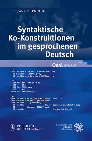 Syntaktische Ko-Konstruktionen im gesprochenen Deutsch | Bundesamt für magische Wesen