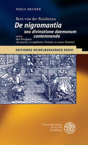 Abt Bern von der Reichenau (1008- 1048) - bisher vor allem als Briefautor, Liturgiker und Musiktheoretiker bekannt - verfasste mit ‚De nigromantia‘ einen einzigartigen Traktat über die Zusammenhänge zwischen Dämonenverehrung, Astrologie, Ketzerei und Magie. Das nach seiner Entdeckung im Jahre 1934 wieder in Vergessenheit geratene Werk markiert eine wichtige Scharnierstelle in der Entwicklung des mittelalterlichen Magiediskurses und gewährt wertvolle Einblicke in den Umgang der Kirche mit dem Phänomen der Häresie im 11. Jahrhundert. Die auf einer eingehenden Analyse aller direkten und indirekten Textzeugen beruhende Edition des Traktats wird von einer deutschen Übersetzung begleitet. Hinzu kommen Edition und Übersetzung dreier bisher ebenfalls unbeachtet gebliebener Predigten, in denen Bern sich mit einzelnen Aspekten des Traktats näher befasst. Einleitung und Kommentarteil analysieren Überlieferung, Inhalt, Aufbau und Sprache des Werks. Handschriften- , Sachund Namenregister erschließen den Band.