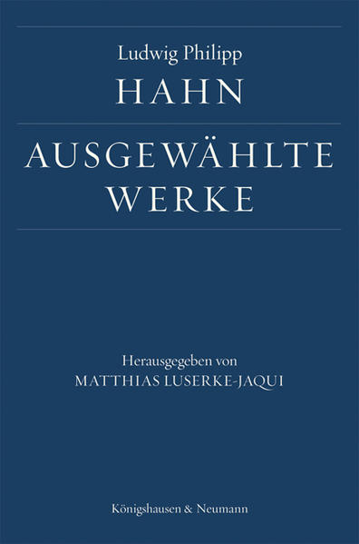 Ludwig Philipp Hahn. Ausgewählte Werke | Bundesamt für magische Wesen