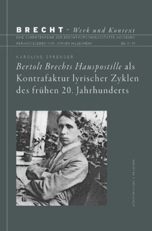 Bertolt Brechts Hauspostille als Kontrafaktur lyrischer Zyklen des frühen 20. Jahrhunderts | Bundesamt für magische Wesen