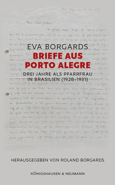 Drei Jahre lang, vom Sommer 1928 bis zum Frühjahr 1931, lebte Eva Borgards als evangelische Pfarrfrau in Brasilien. Erhalten haben sich aus dieser Zeit Reiseberichte, Briefe und Zeitungsartikel, die ein vielstimmiges und bisweilen spannungsvolles Bild der neuen Situation vermitteln: zwischen Aufbruch und Heimweh, zwischen dem Selbstbewusstsein einer schreibenden Intellektuellen und der Zurückhaltung einer dienenden Pfarrfrau, zwischen kolonialer Geste und missionarischem Auftrag. Ein kulturhistorisches Dokument von literarischer Qualität.