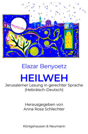 Elazar Benyoëtz gilt seit vielen Jahren als bedeutendster deutschsprachiger Aphoristiker. Der deutschsprachigen Leserschaft weniger bekannt sind seine hebräischen Gedichte und seine zweisprachige Schreibpraxis, in die dieser Band zum ersten Mal Einblick gewährt. An einer Festveranstaltung im Juni 2022 an der Hebräischen Universität in Jerusalem hielt der Autor erstmals eine deutsch-hebräische Lesung, die nun in diesem Band adaptiert vorliegt. Hebräische Sentenzen sind nur teilweise ins Deutsche übersetzt, um den Bruch im Verständnis der deutschen Leser aufzuzeigen. Seine lyrischen Aphorismen handeln immer wieder von Sprache, Glauben, Liebe, Heimat und Entfremdung. Eingang finden außerdem die Eröffnungsworte der Veranstaltung vonseiten des Direktors des Forschungszentrums Prof. Benjamin Pollock, welcher den wissenschaftlichen Kontext der Veranstaltung beschreibt, wie auch die gelungene literarische Laudatio des Schweizer Schrifstellers und Professors Alfred Bodenheimer. Den Abschluss bildet der Epilog der Herausgeberin, die in wenigen Worten den Hintergrund der Veranstaltung mit besonderem Blick auf die Zweisprachigkeit thematisiert. Abgerundet wird der Band durch Miniaturen von Metavel (Renée Koppel).