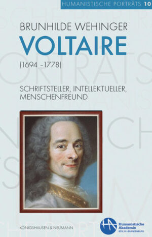 Voltaire (1694-1778), französischer Dichter, Historiker, Philosoph, war Mitte des 18. Jahrhunderts die wichtigste Stimme der europäischen Aufklärung. Er hat entschieden zur Herausbildung der kritischen Öffentlichkeit beigetragen und wurde zum Vorbild des engagierten Schriftstellers. Sein Einsatz für Presse- und Meinungsfreiheit, sein Kampf gegen Intoleranz, religiösen Fanatismus, gegen die Ungleichheit vor dem Gesetz und gegen die Leibeigenschaft, sein philosophisches Denken, literarisches und journalistisches Engagement für Freiheit und Gerechtigkeit im Namen der Menschlichkeit machten Voltaire zum Wegbereiter der Erklärung der Menschenrechte.